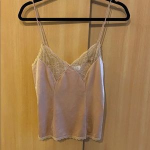 Suede cami